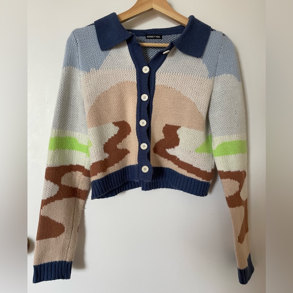 Artsy Jacquard Cardigan